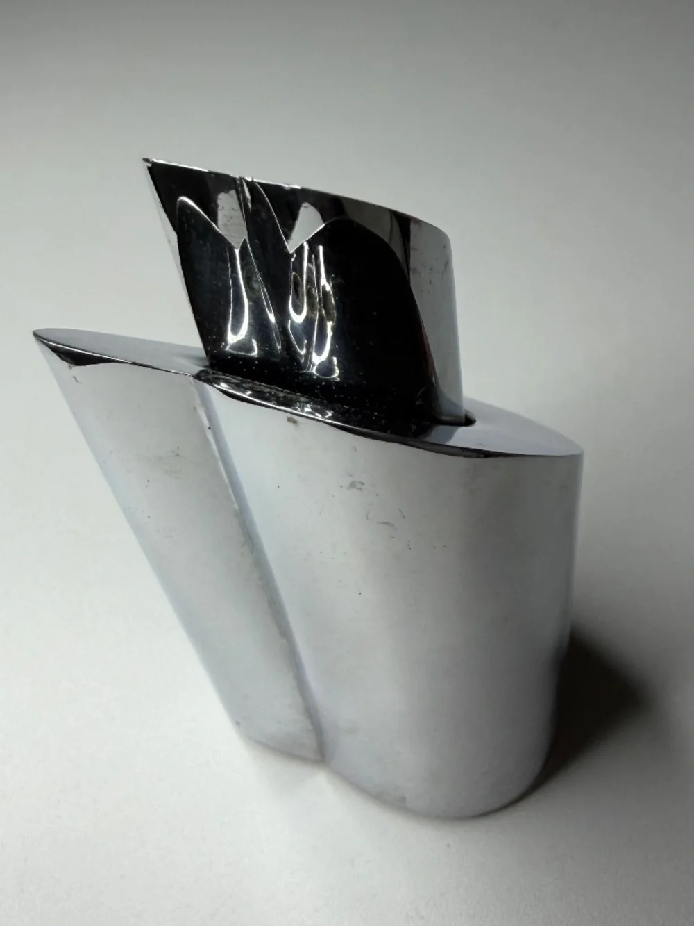 Vintage Lenox Heart in Heart Forevermore Silver Tone Salt Pepper Shaker Set 3